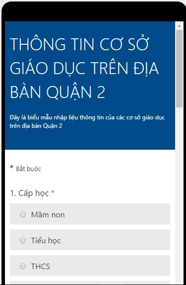  Khai báo thông tin liên lạc